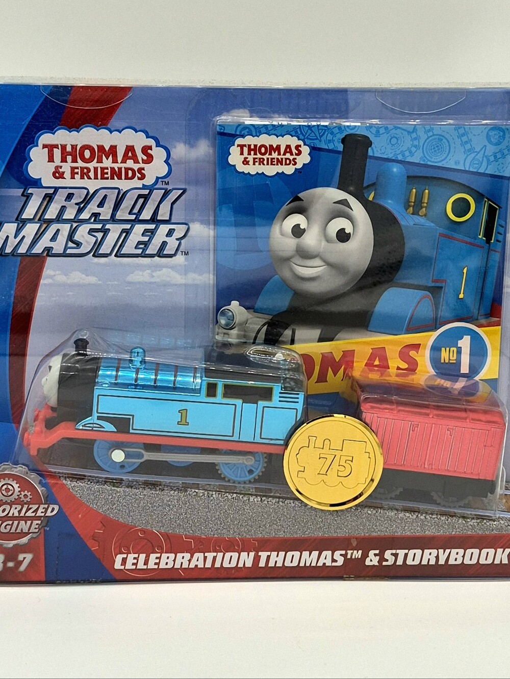 🚂📖 Thomas & Friends TrackMaster Celebration Thomas & Storybook Set 🚂